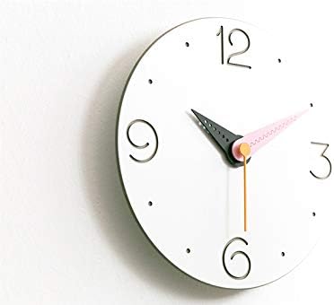 Stephanie Imports Modern Minimalist Pink & Black Wall Clock