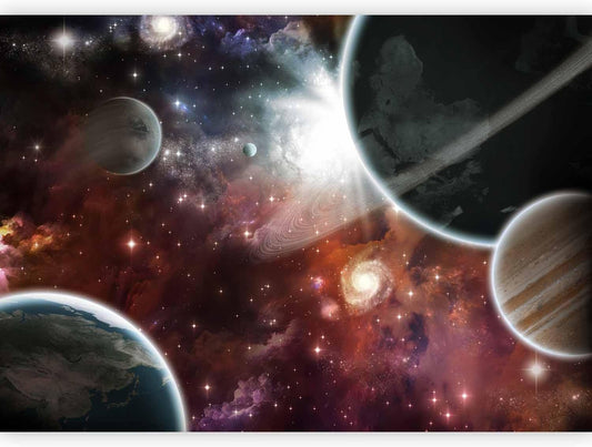 artgeist Wall Mural Cosmos Galaxy 98x69 in - XXL Non-Woven Wallpaper Fleece Wall Decor Photo Print Picture Image Design Home 10110905-32