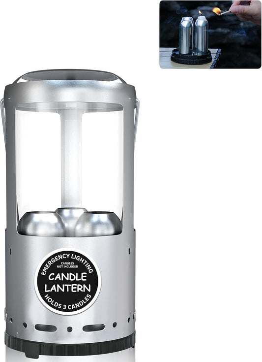 Candle Lantern, Camping Gear for Campers Use, Without Candles
