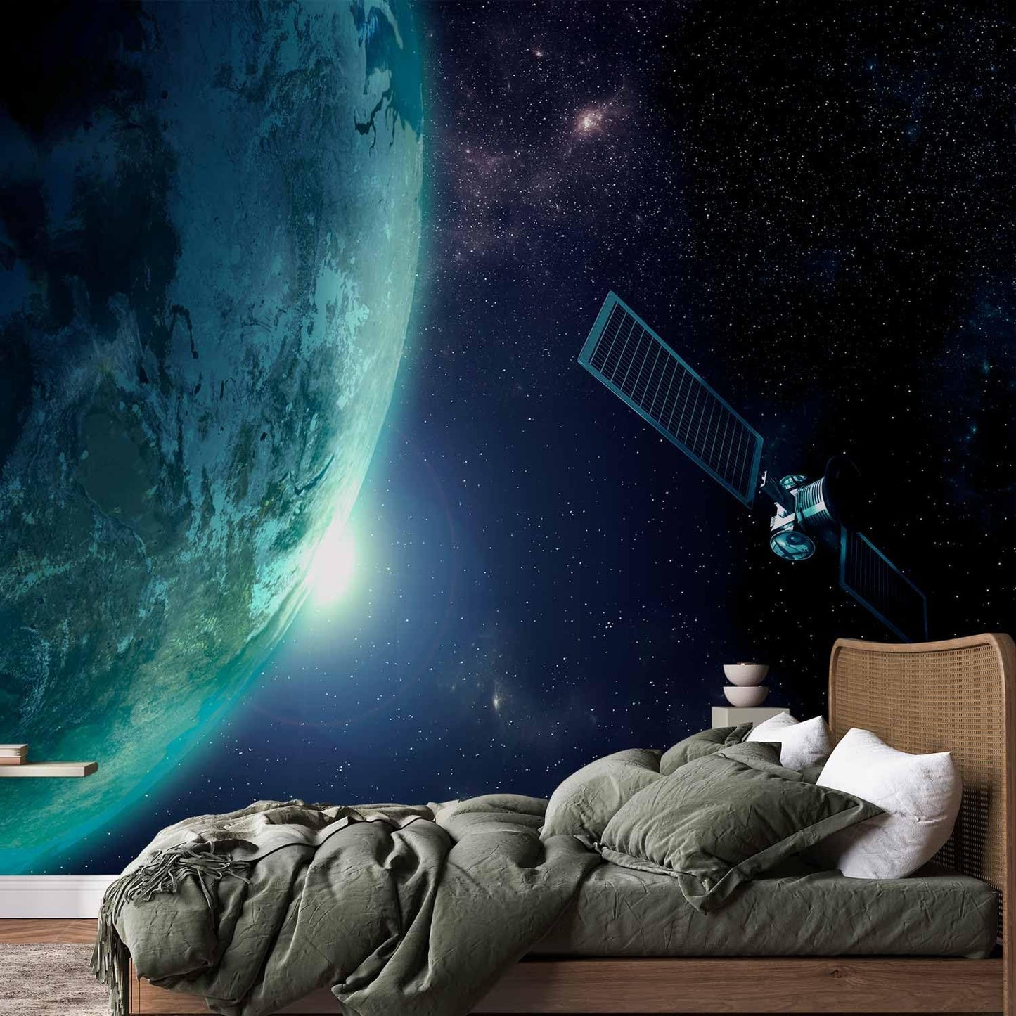 artgeist Premium Wall Mural Cosmos Galaxy 138x101 in - XXL Non-Woven Wallpaper Fleece Wall Decor Photo Print Picture Image Design Home n-B-0007-a-c