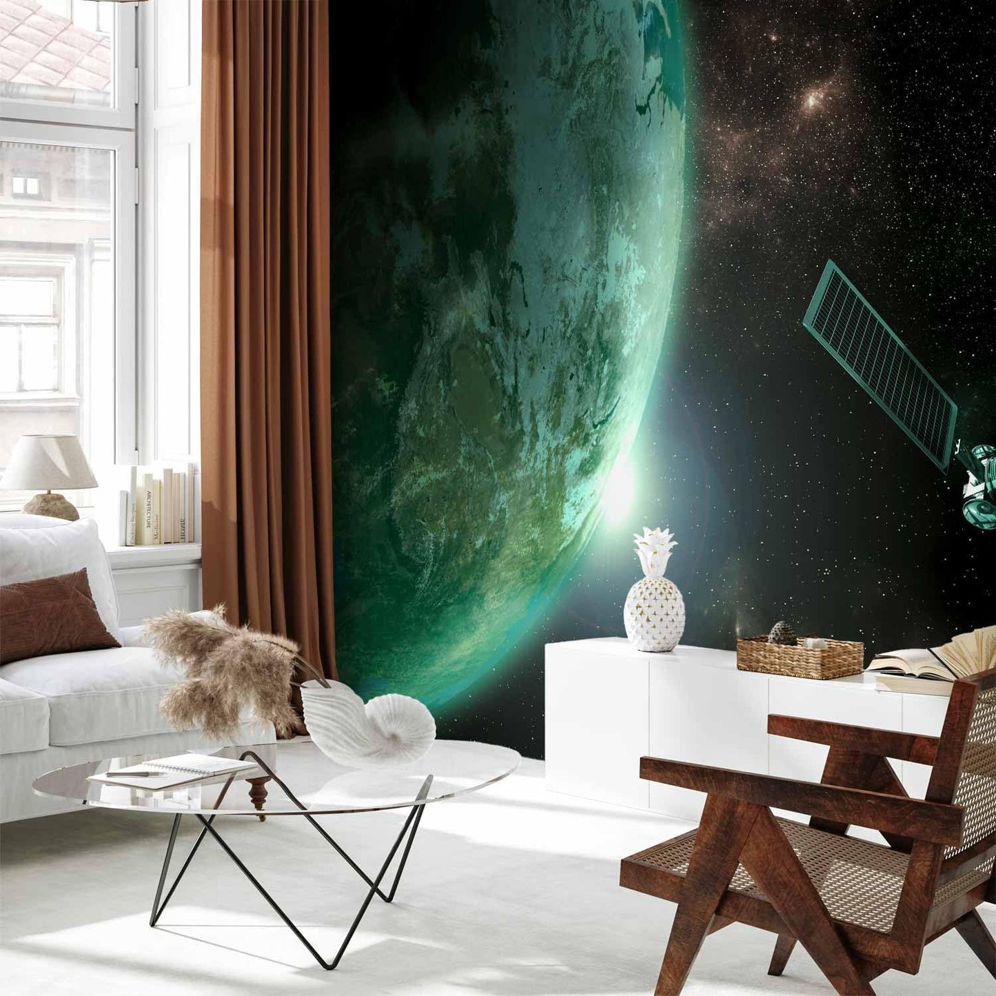 artgeist Wall Mural Cosmos Galaxy 154x110 in - Peel and Stick Self-Adhesive Wallpaper Removable Large Sticker Foil Wall Decor Print Picture Image Design n-B-0007-a-b