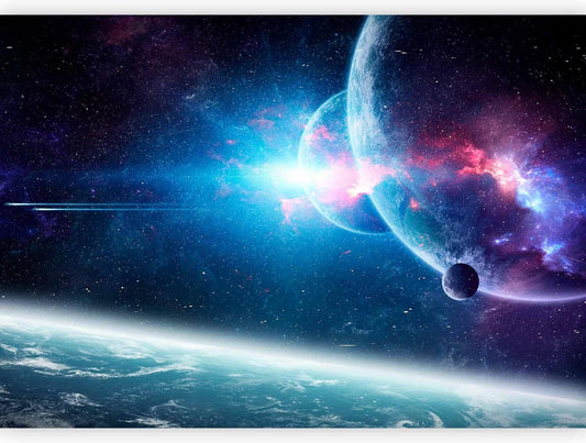 artgeist Premium Wall Mural Cosmos Galaxy 157x110 in - XXL Non-Woven Wallpaper Fleece Wall Decor Photo Print Picture Image Design Stars Solar System Universe Space b-C-10047-a-a