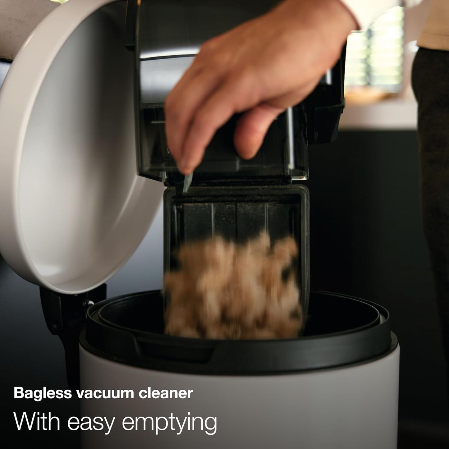 Miele Boost CX1 PowerLine SNRF0 Bagless Canister Vacuum Cleaner in Lotus White, Compact