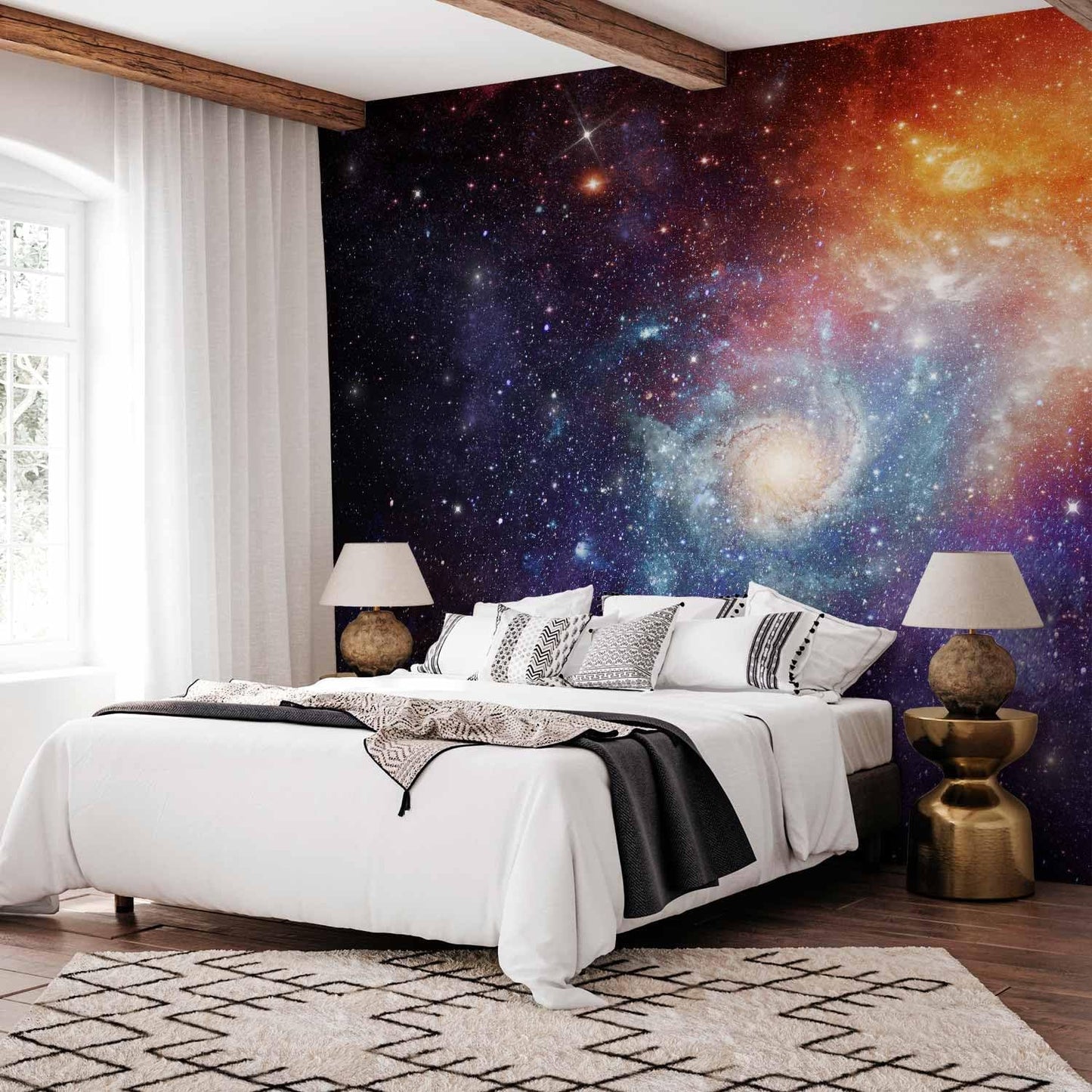 artgeist Wall Mural Cosmos Galaxy 138x101 in - XXL Non-Woven Wallpaper Fleece Wall Decor Photo Print Picture Image Design Home f-C-0101-a-a