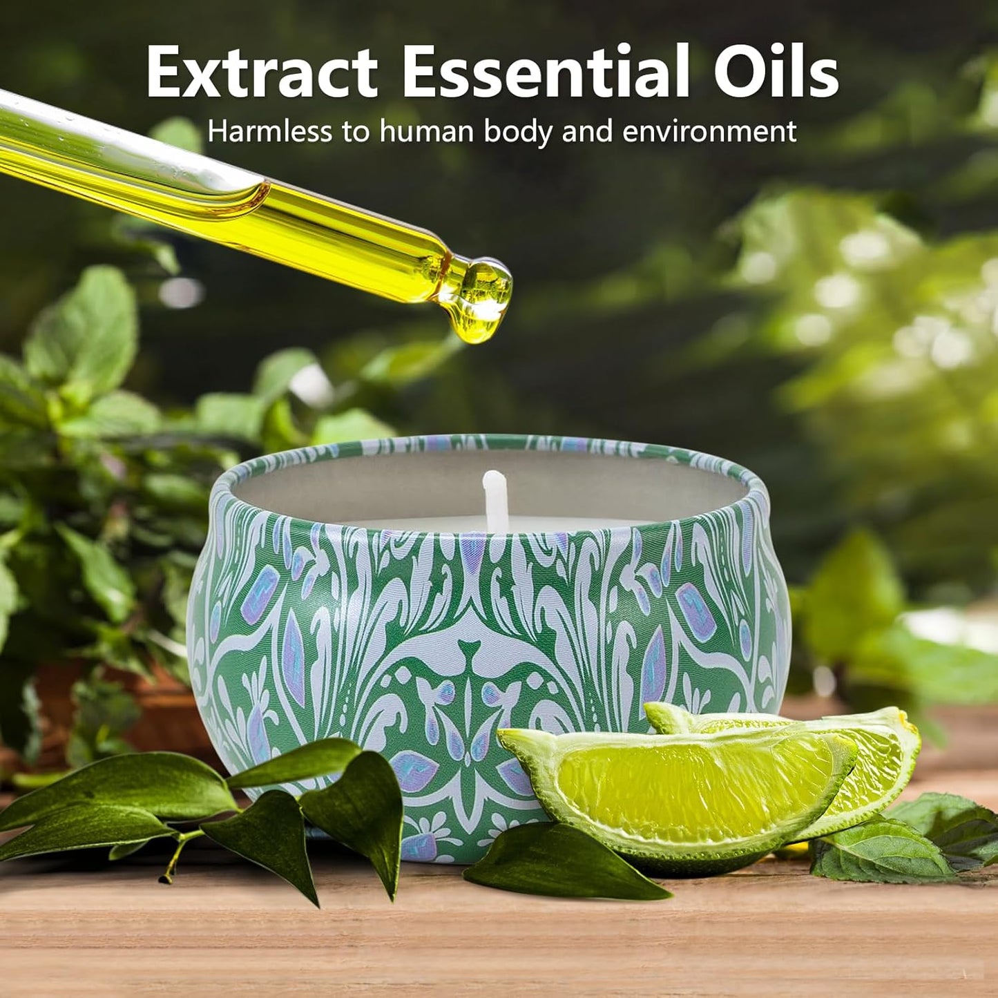 3 Pack Scented Candles Gifts for Women, 2.5 oz Aromatherapy Candles for Home Scented, Natural Soy Candles with Floral Scents, Portable Small Jar Candles Set Gifts for Birthday, Mother's Day